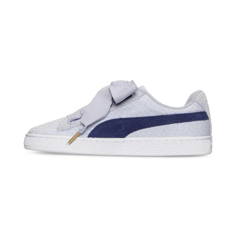 商品Puma|女子篮心Basket Heart Denim牛仔休闲运动鞋,价格¥223,第3张图片详细描述