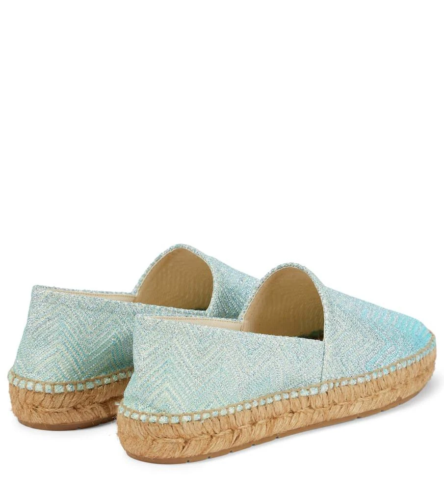 商品Missoni|Zig-zag metallic espadrilles,价格¥1724,第3张图片详细描述