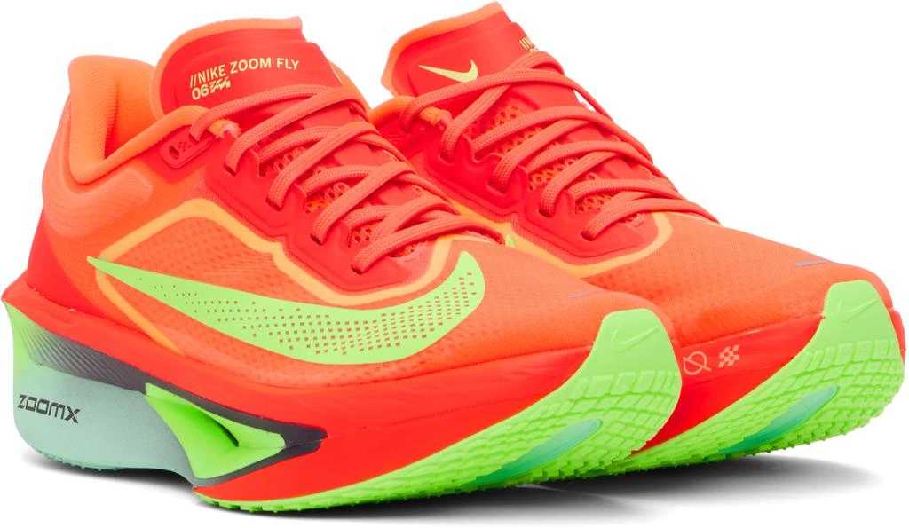 商品NIKE|Orange Zoom Fly 6 Sneakers,价格¥1354,第4张图片详细描述