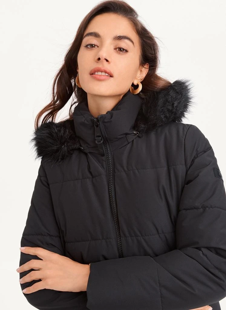 商品DKNY|Double-Pocketed Faux-Fur Long Puffer Jacket,价格¥753,第3张图片详细描述