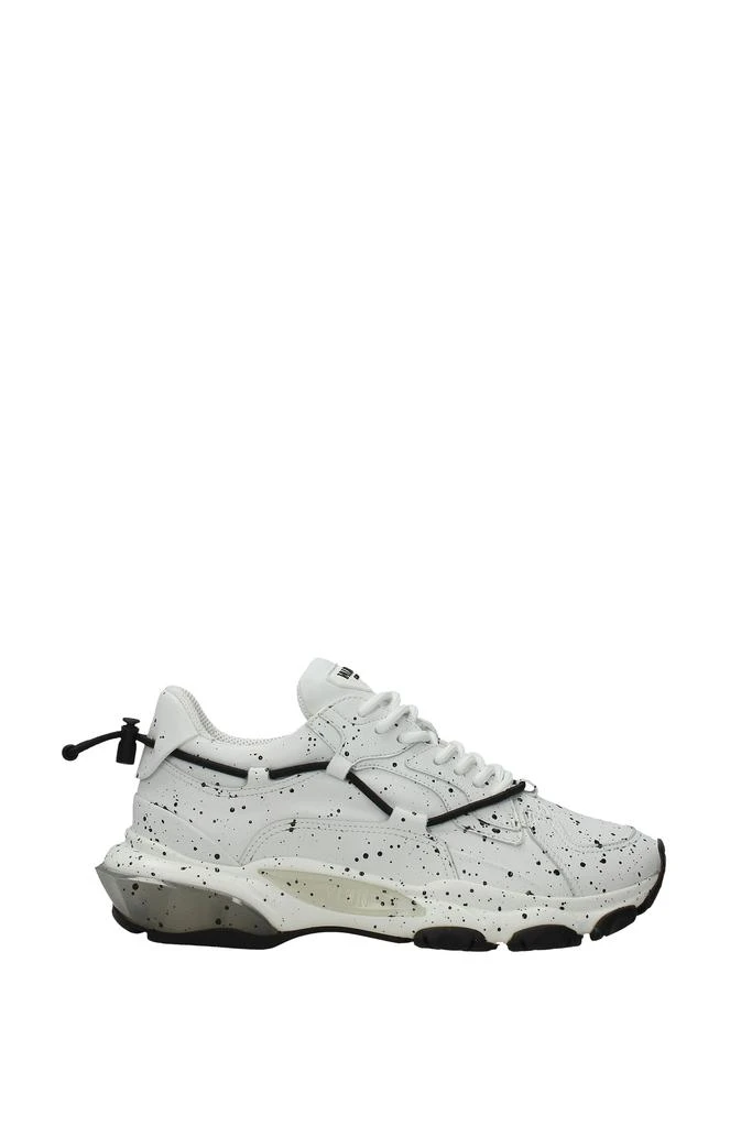 商品Valentino|Sneakers Leather White Black,价格¥2311,第1张图片