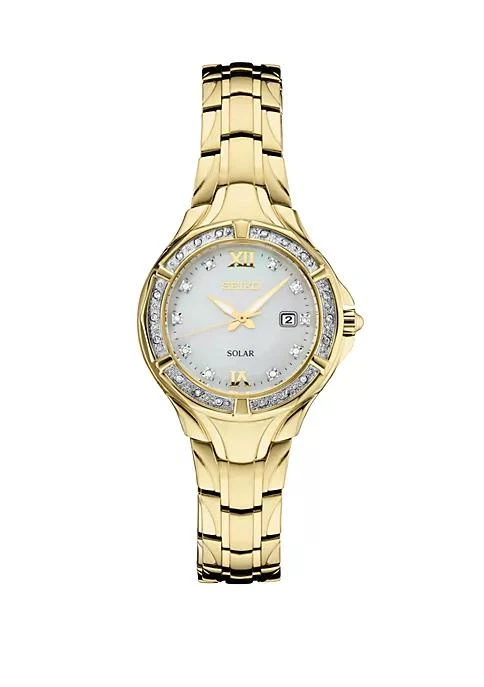 商品Seiko|Diamonds Mother Of Pearl Dial Watch,价格¥2937,第1张图片
