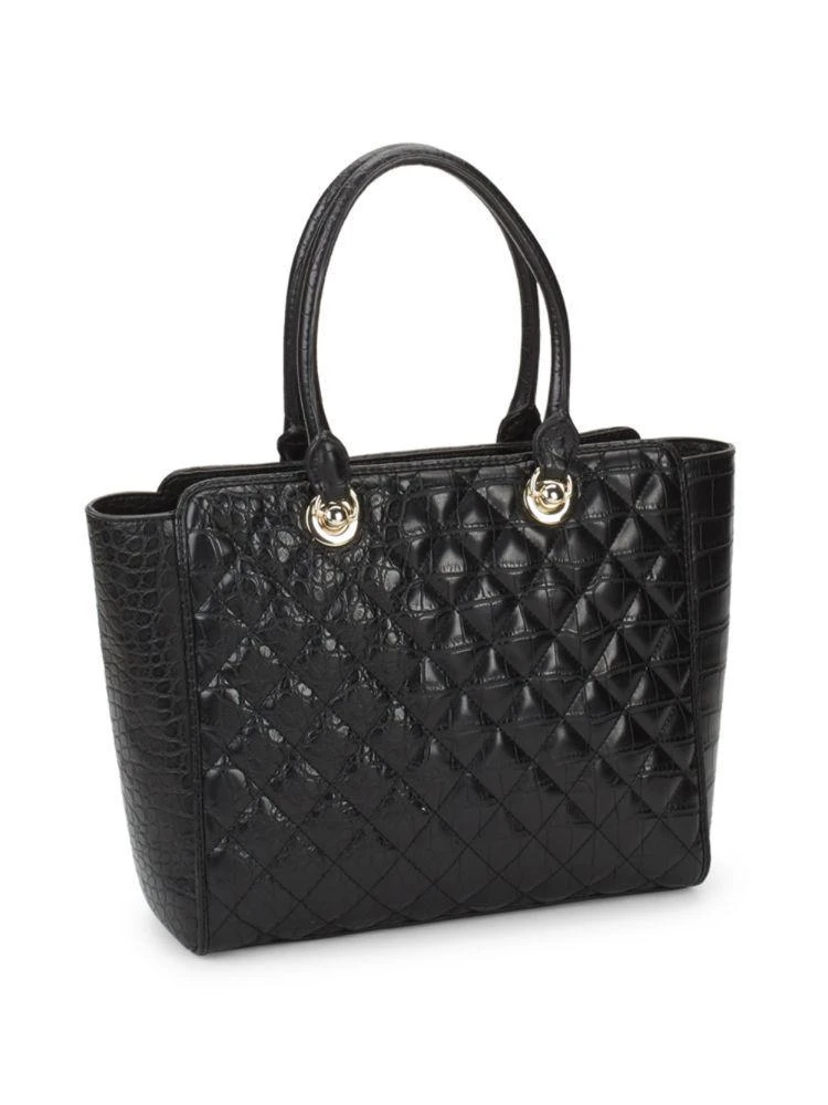 商品Moschino|Quilted Faux Leather Tote Bag,价格¥1180,第4张图片详细描述