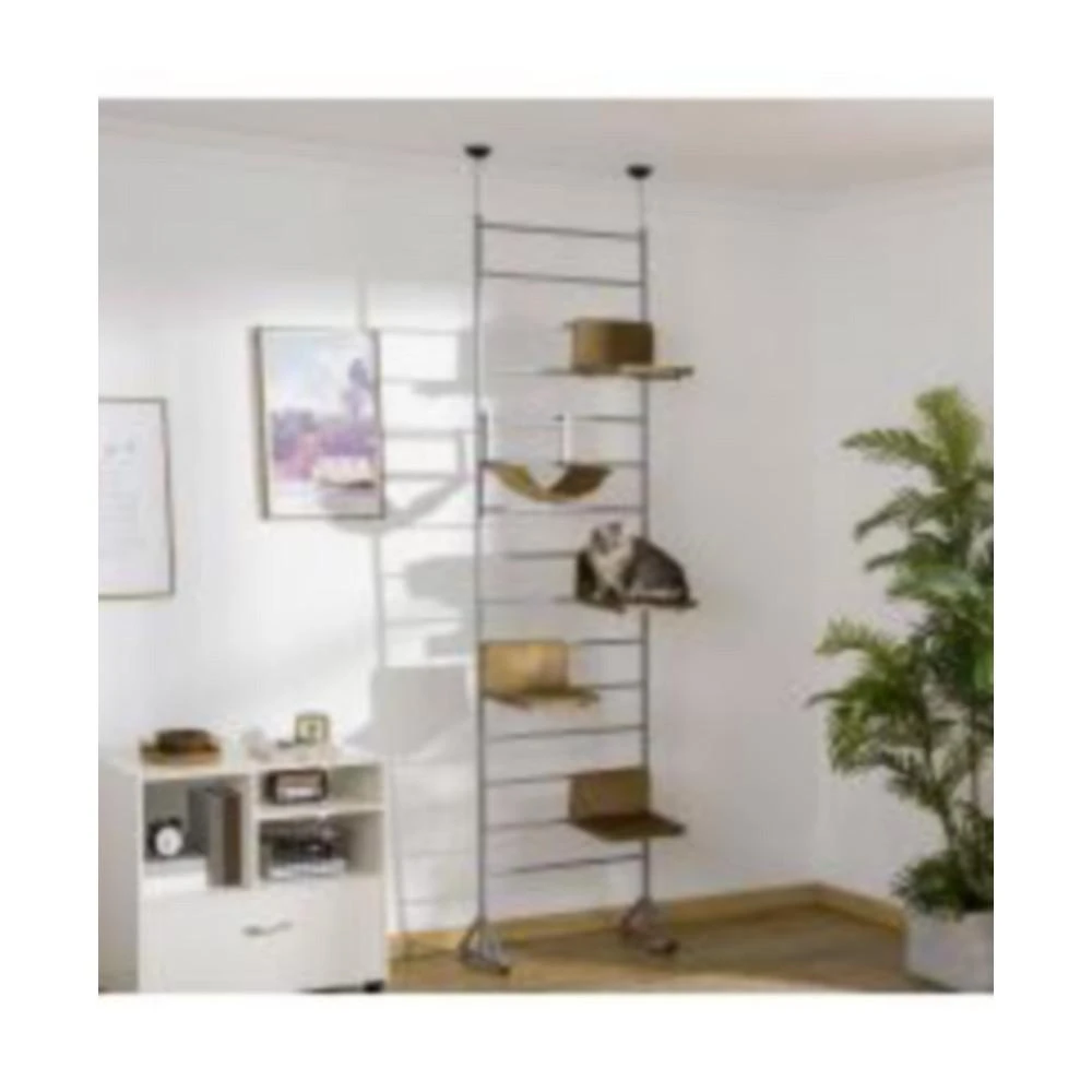 商品PawHut|9FT Adjustable Multi-Level Cat Climbing Tree Tower Scratcher Post,价格¥1679,第2张图片详细描述
