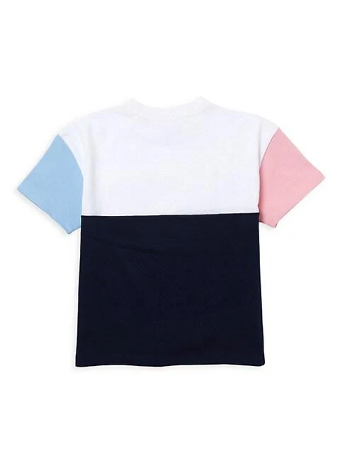 商品Lacoste|Little Girl's Heritage Pocket Colorblock T-Shirt,价格¥237,第3张图片详细描述