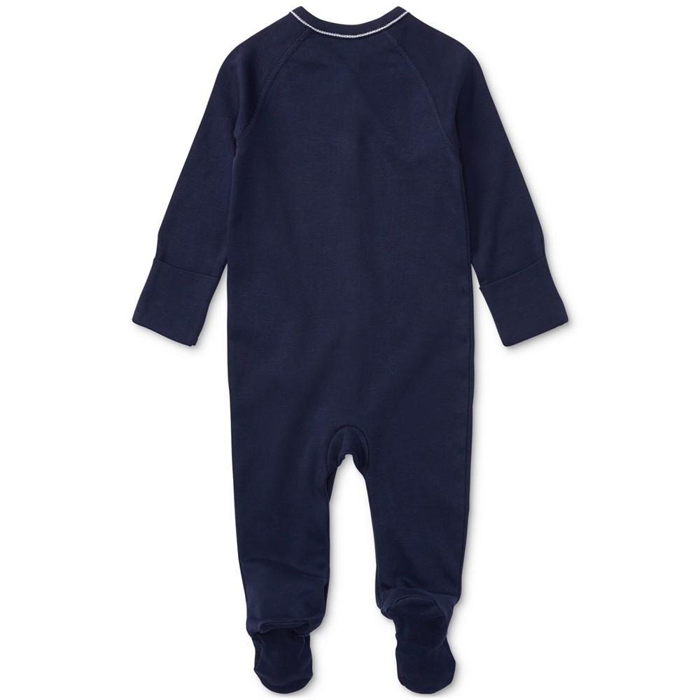 男婴纯棉包脚连体衣商品第2张图片规格展示