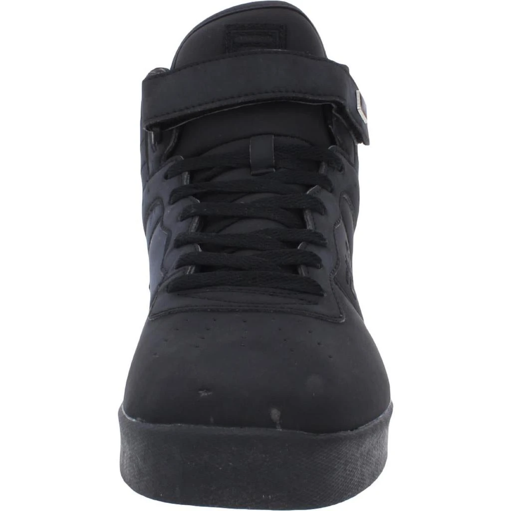 商品Fila|Fila Mens Vulc 13 Matte Faux Leather Lifestyle High-Top Sneakers,价格¥132,第3张图片详细描述