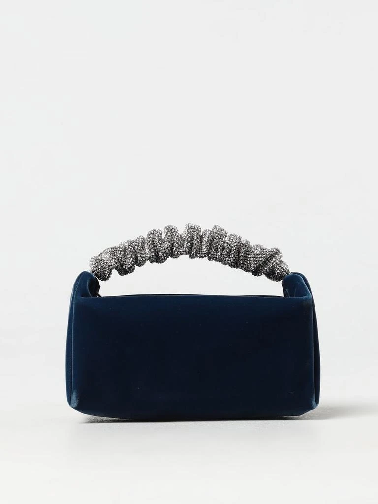 商品Alexander Wang|Alexander Wang Scrunchie bag in velvet with rhinestones,价格¥4794,第1张图片