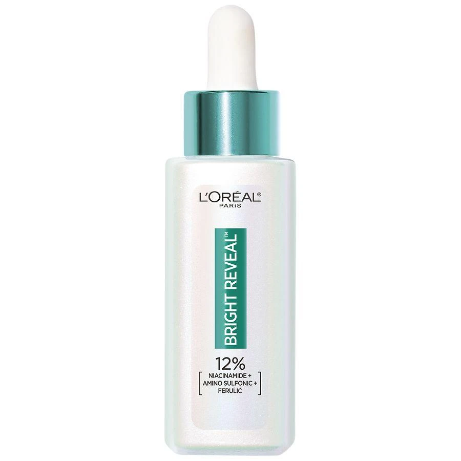 商品L'Oreal Paris|Bright Reveal 12% Niacinamide + Amino Sulfonic + Ferulic Acid Dark Spot Serum,价格¥295,第1张图片