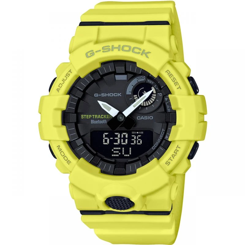 商品Casio|Mens Casio G-Shock G-Squad Bluetooth Step Tracker Watch GBA-800-9AER 卡西欧手表,价格¥896,第1张图片