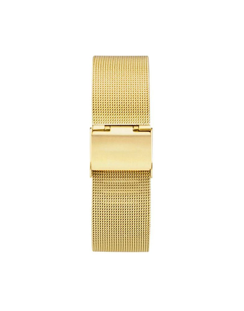 商品Limit|Limit gold watch with mesh bracelet and dial in champagne,价格¥295,第3张图片详细描述