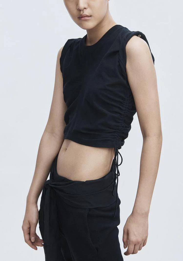 商品Alexander Wang|RUCHED CROP TOP ,价格¥528,第4张图片详细描述