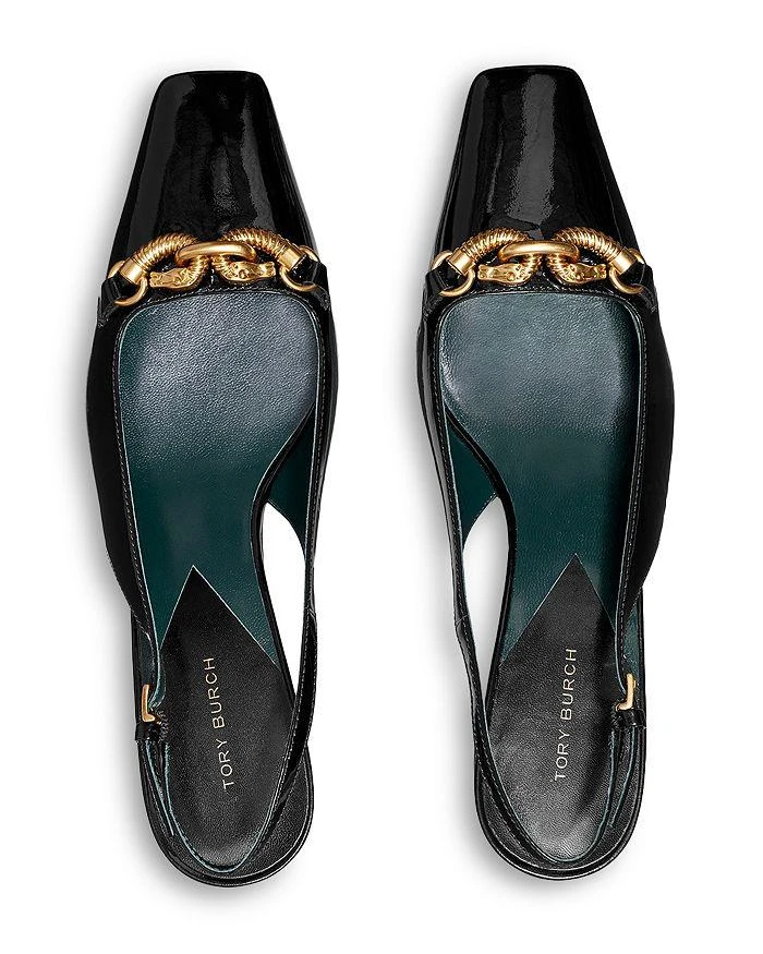 商品Tory Burch|Women's Jessa Pointed Toe Slip On Slingback Pumps,价格¥2806,第3张图片详细描述