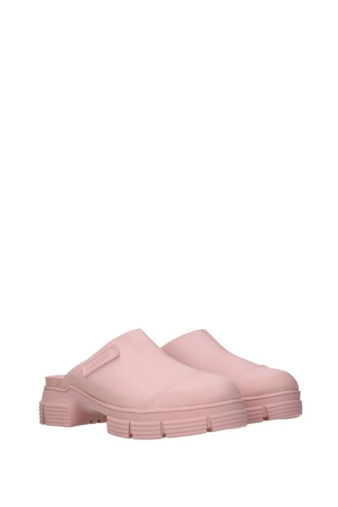 商品Ganni|Slippers and clogs Rubber Pink Opal,价格¥932,第2张图片详细描述