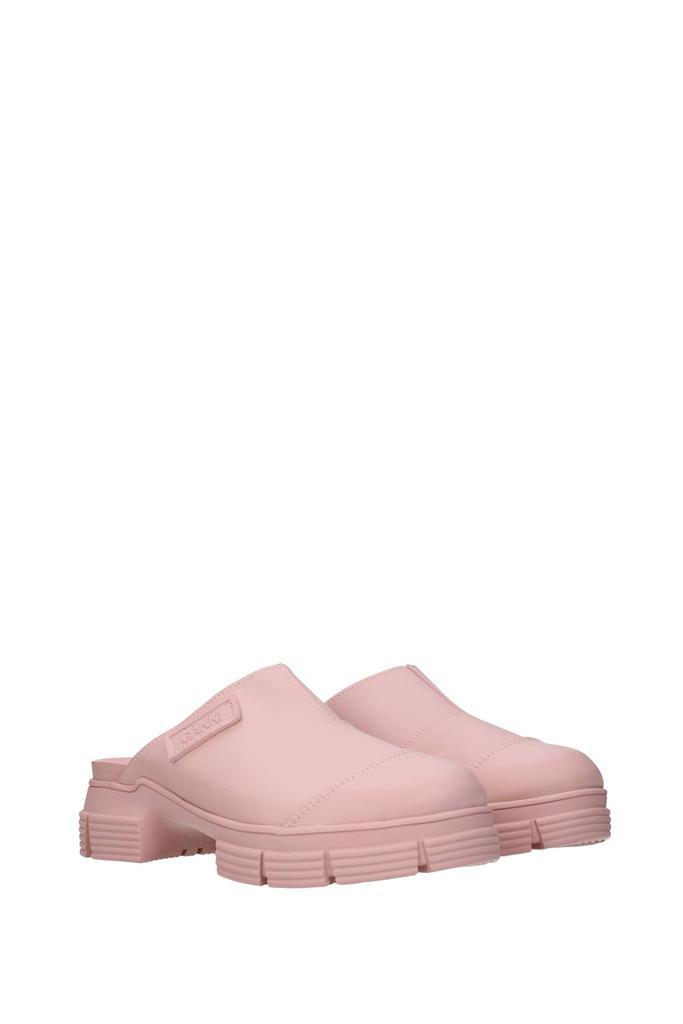 商品Ganni|Slippers and clogs Rubber Pink Opal,价格¥763,第4张图片详细描述
