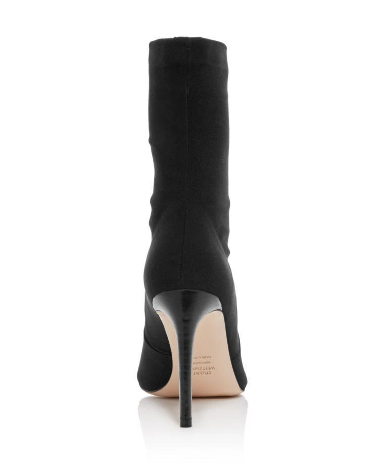 商品Stuart Weitzman|Women's Hugger Stretch Open Toe Booties,价格¥2236,第4张图片详细描述