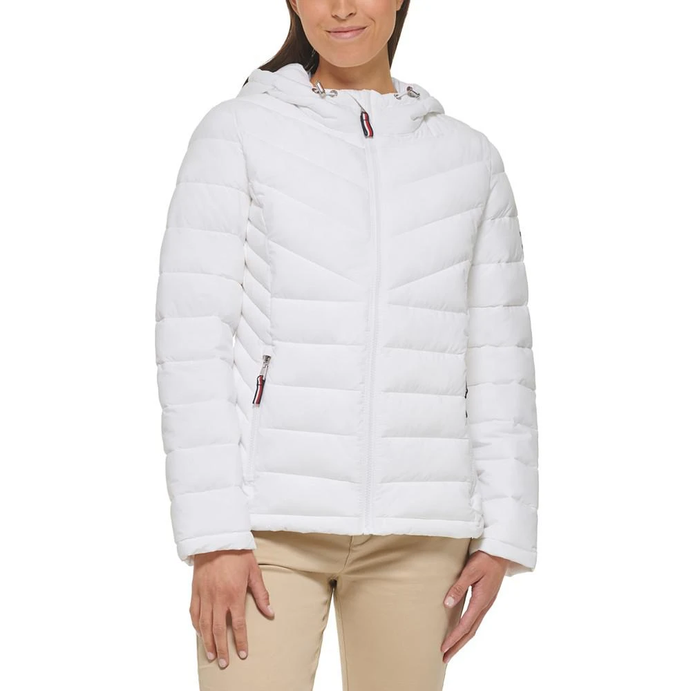 商品Tommy Hilfiger|Women's Hooded Packable Puffer Coat,价格¥907,第5张图片详细描述