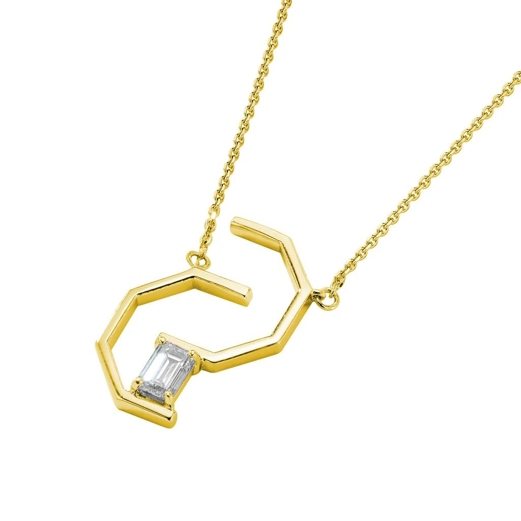 商品AME|Âme Angles 18K Yellow Gold, Lab-Grown Diamond 0.60ct. tw. Signature Pendant Necklace,价格¥16597,第3张图片详细描述