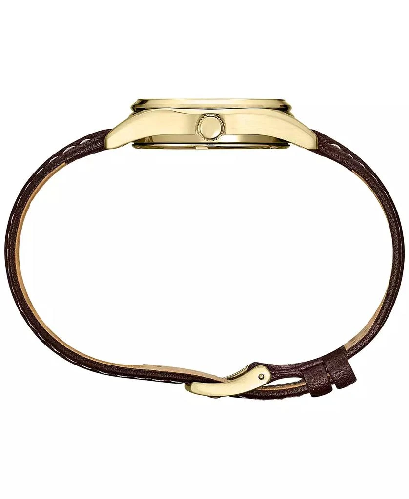 商品Seiko|女士 棕色皮革表带手表 30毫米,价格¥1845,第2张图片详细描述
