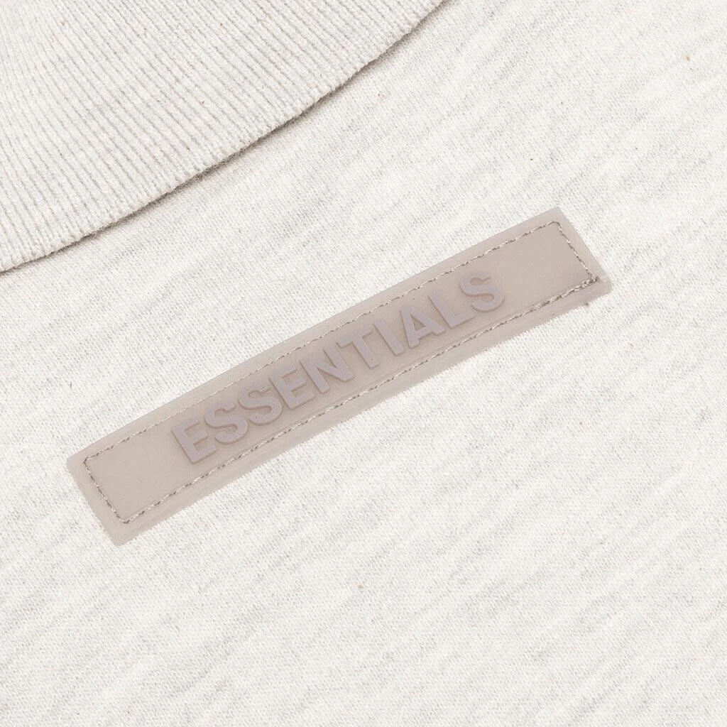 商品Essentials|Essentials Kid's S/S Polo - Light Heather Oatmeal,价格¥364,第4张图片详细描述