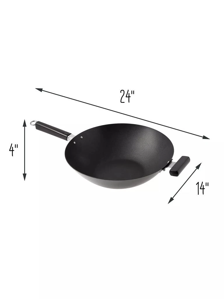 Joyce Chen Professional Series 14'' Carbon Steel Excalibur Nonstick Flat Bottom Wok 商品
