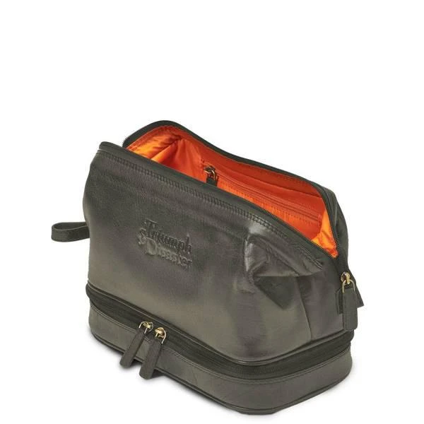 商品Triumph & Disaster|Triumph & Disaster Olive the Dopp Toiletries Bag - Olive,价格¥848,第2张图片详细描述