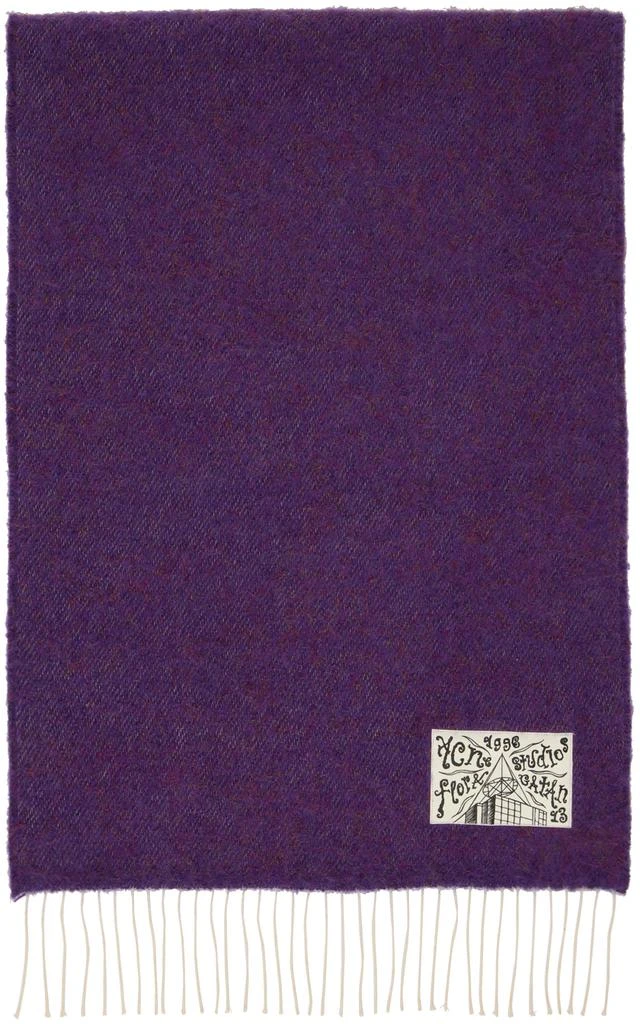 商品Acne Studios|Purple Fringe Scarf,价格¥970,第1张图片