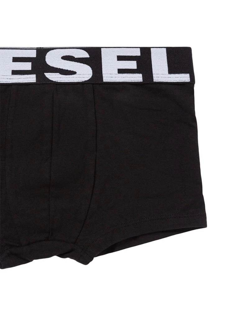 商品Diesel|棉质平纹针织平角内裤3条套装,价格¥253,第5张图片详细描述