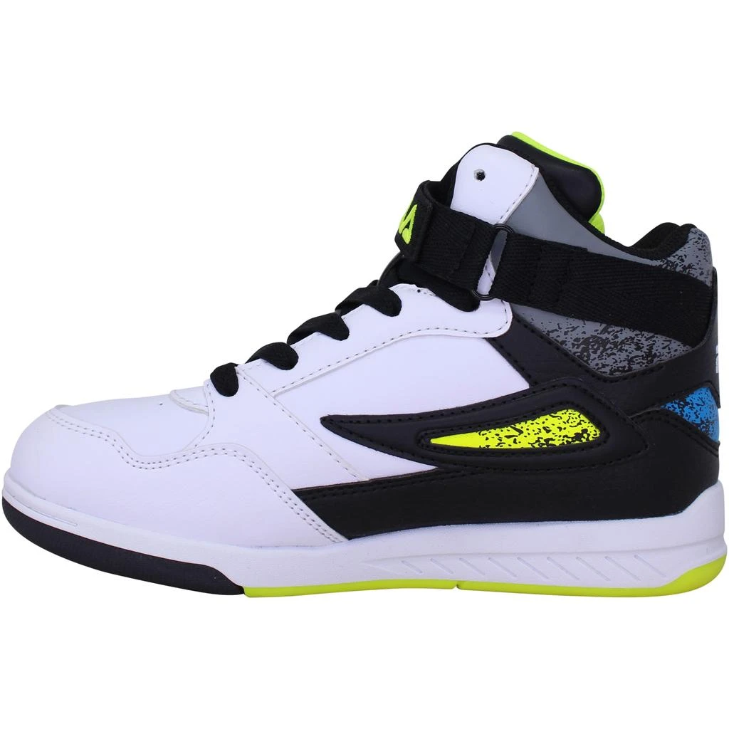 商品Fila|Fila Multiverse White/Green/Black  3BM01194-138 Pre-School,价格¥302,第2张图片详细描述