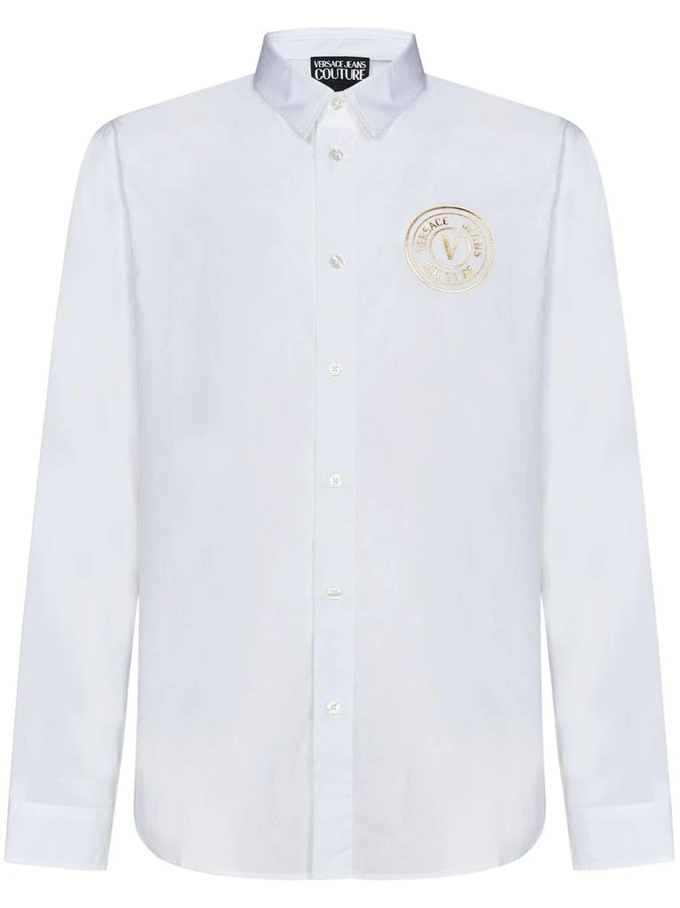 商品Versace|Versace Jeans Couture Logo Printed Long-Sleeved Shirt,价格¥1410,第1张图片