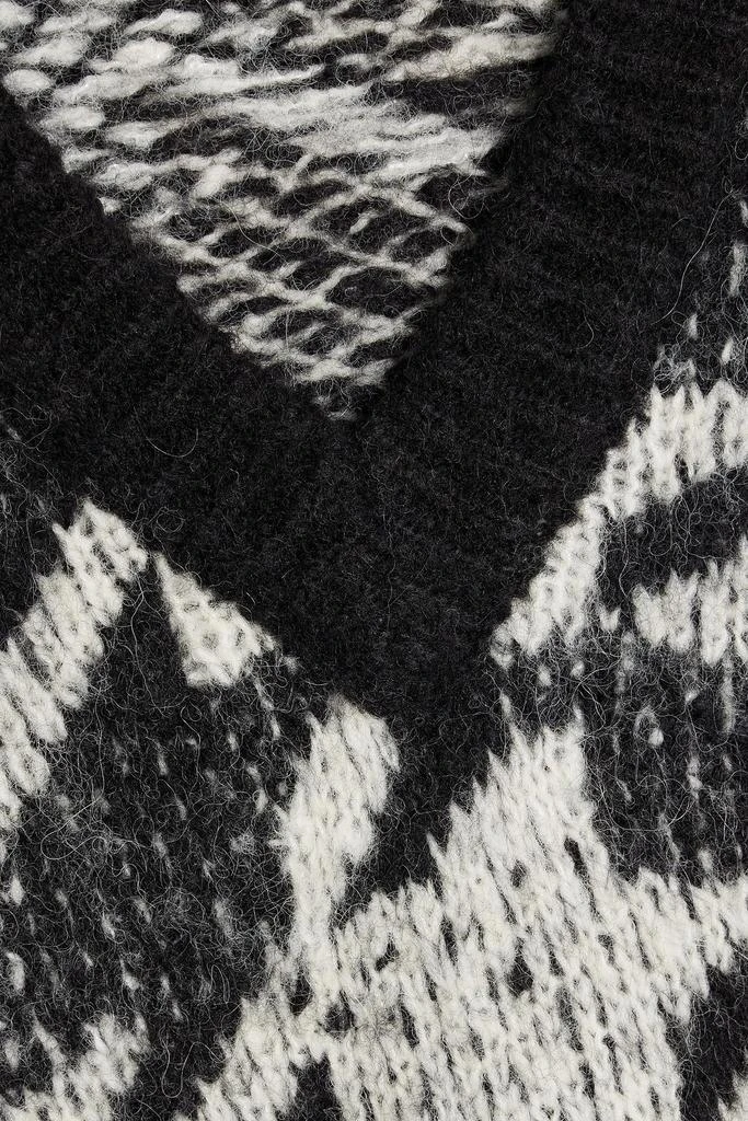 商品Rag & Bone|Edith houndstooth jacquard-knit sweater,价格¥893,第4张图片详细描述