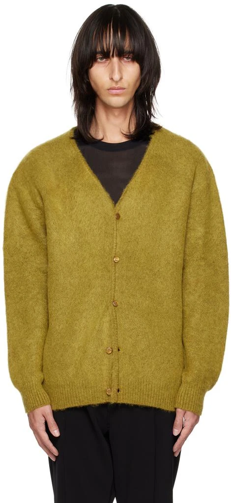 商品Needles|Green Y-Neck Cardigan,价格¥1448,第1张图片