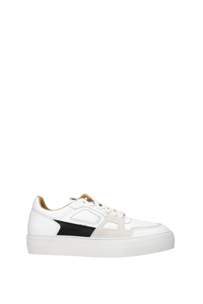 商品AMI|Sneakers Leather White Grey,价格¥1052,第1张图片