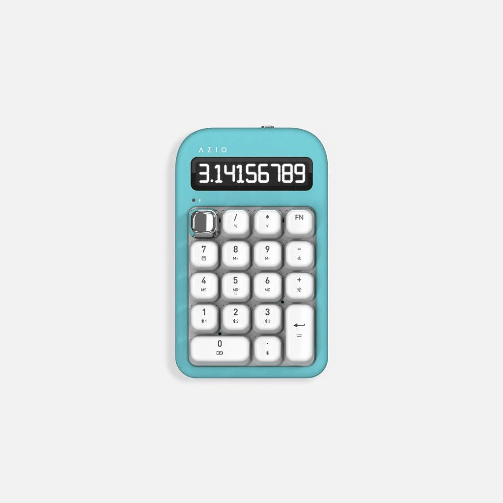 商品Azio|IZO NumPad / Standalone Calculator (Red Switch), Golden Iris,价格¥402,第3张图片详细描述