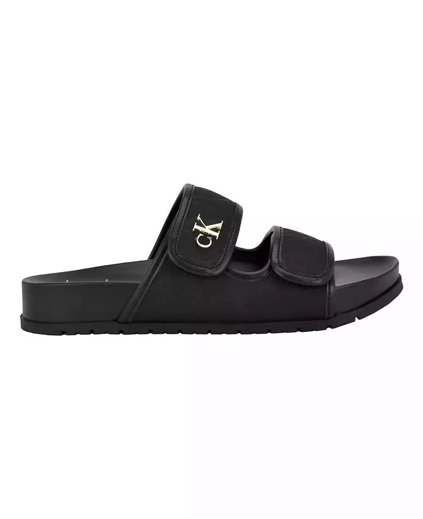 商品Calvin Klein|Women's Linora Slip-On Flat Sandals,价格¥375,第2张图片详细描述