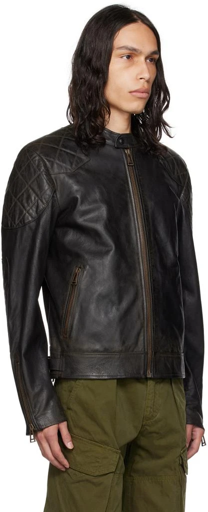 商品BELSTAFF|Black Legacy Outlaw Leather Jacket,价格¥6823,第2张图片详细描述