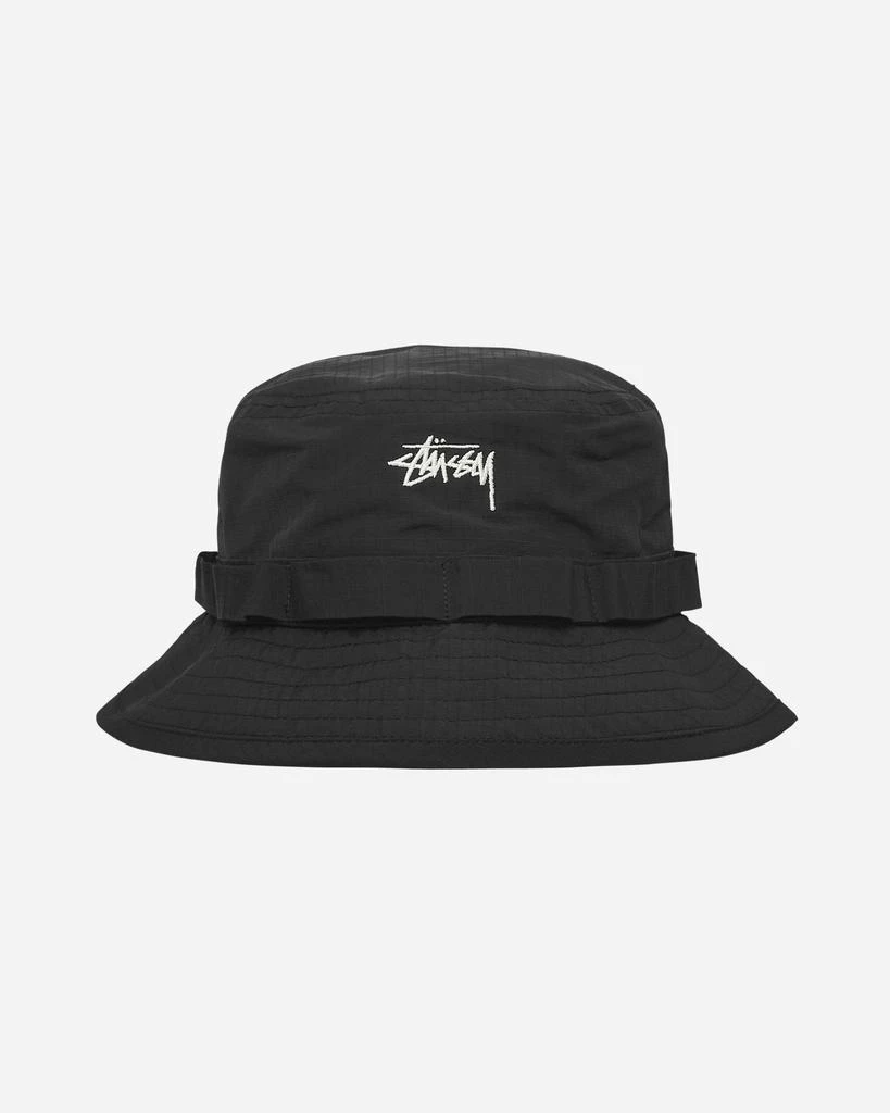 商品STUSSY|Nyco Ripstop Boonie Hat Black,价格¥271,第2张图片详细描述