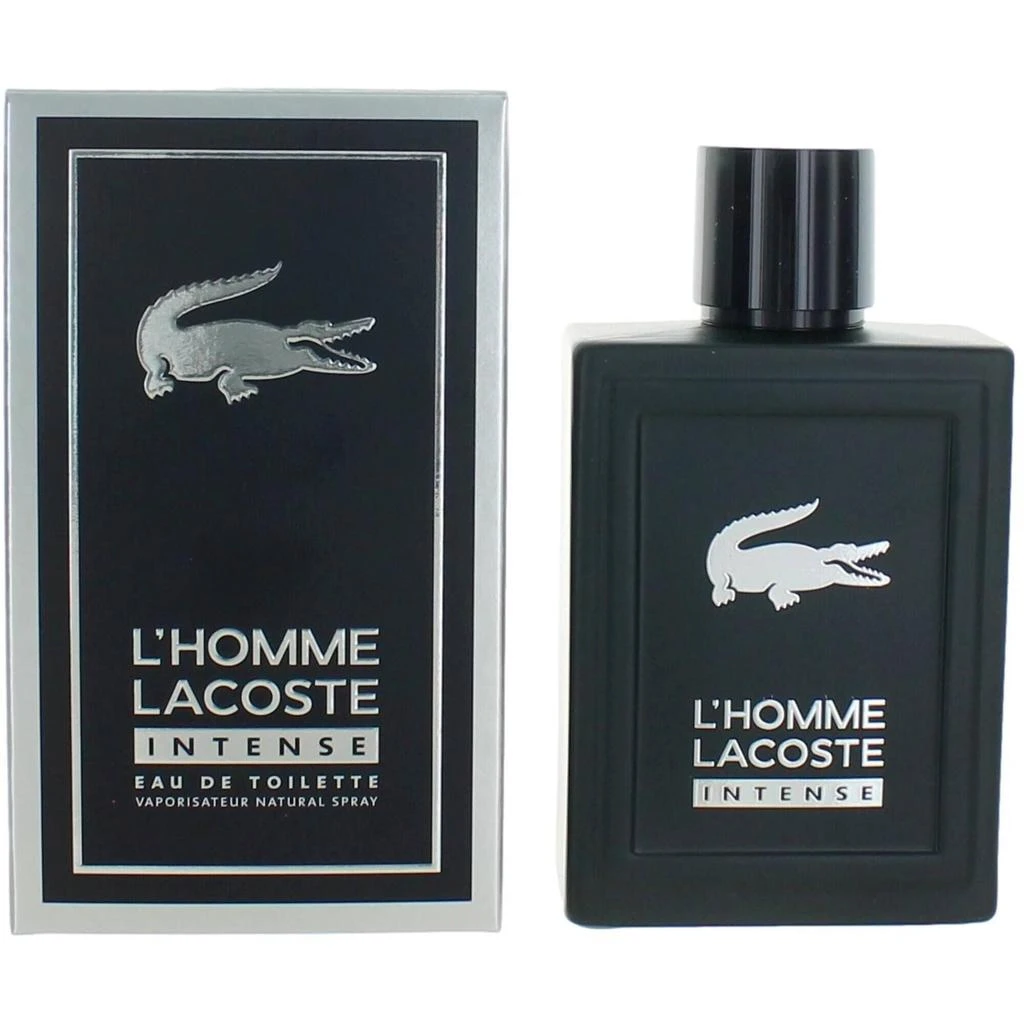 商品Lacoste|Lacoste Men's Eau De Toilette Spray - L'Homme Intense Fruity Spicy Woody Notes, 3.3 oz,价格¥294,第1张图片