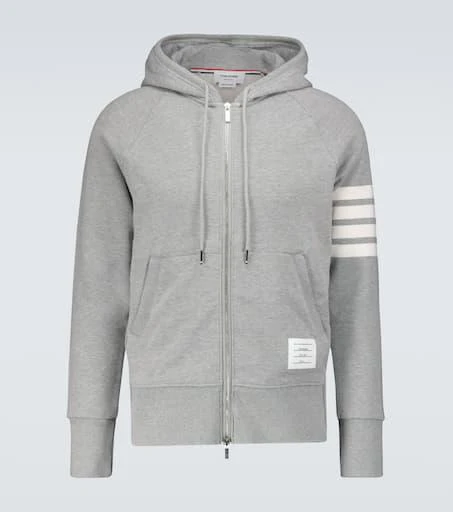 商品Thom Browne|Zipped 4-Bar hooded sweatshirt,价格¥8344,第1张图片