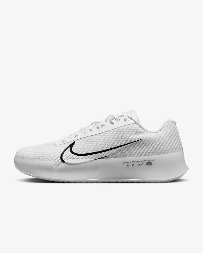 商品NIKE|Men's Court Air Zoom Vapor 11 Sneaker In White,价格¥1072,第1张图片