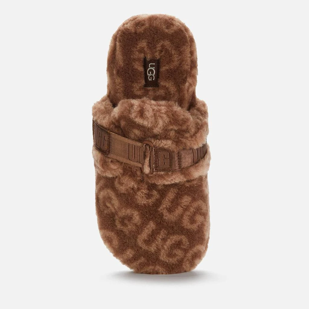 商品UGG|UGG Men's Fluff It Pop Slippers - Chestnut,价格¥429,第3张图片详细描述