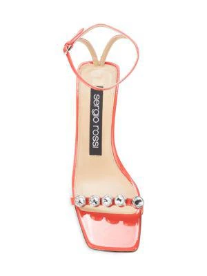 Embellished Patent Leather Sandals 商品