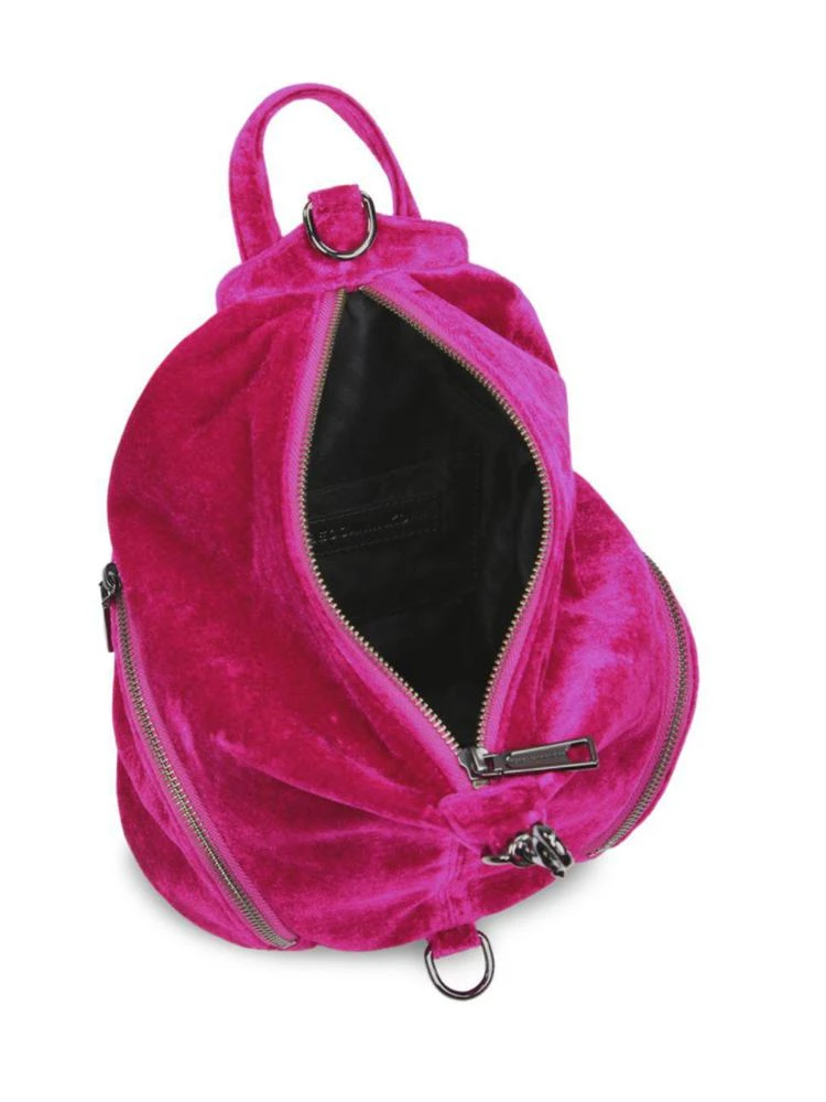 商品Rebecca Minkoff|Julian Medium Velvet Backpack,价格¥1286,第2张图片详细描述