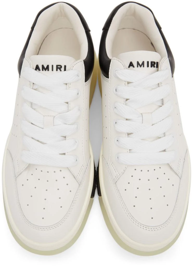 商品AMIRI|White & Black Stadium Low Sneakers,价格¥5300,第5张图片详细描述