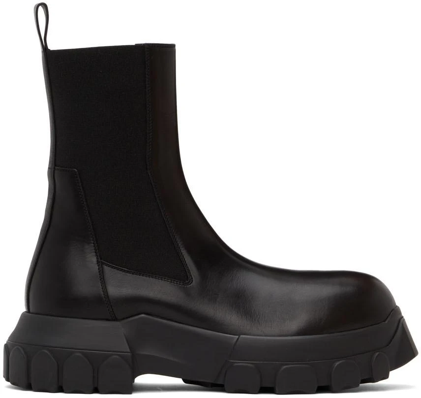 商品Rick Owens|黑色 Beatle Bozo Tractor 踝靴,价格¥7377,第1张图片