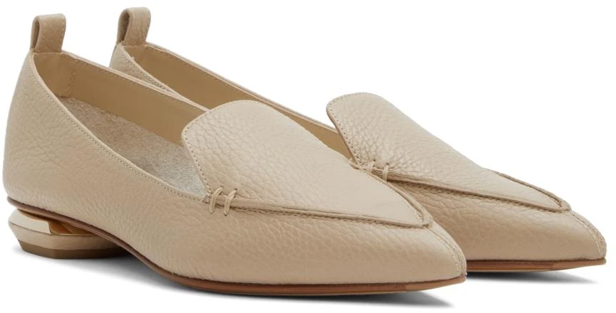 商品Nicholas Kirkwood|Beige Beya Loafers,价格¥1741,第4张图片详细描述