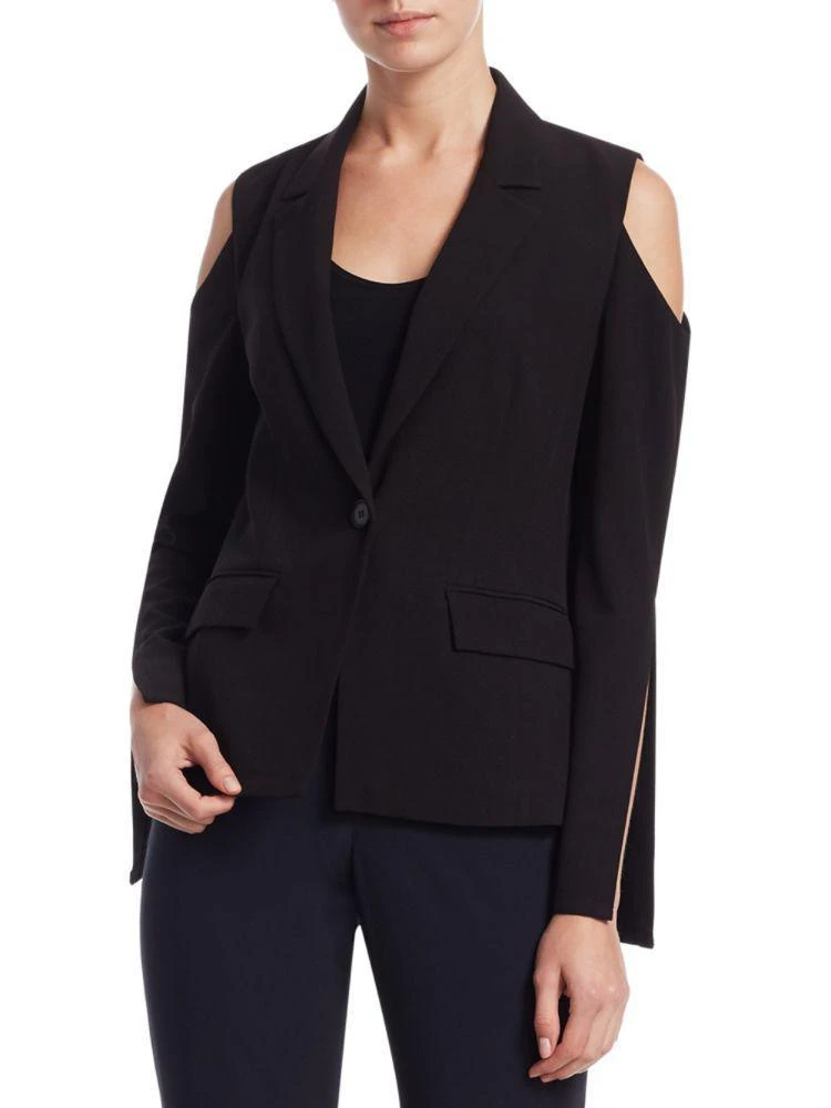 商品Crosley|Slit Detail Cold-Shoulder Blazer,价格¥276,第1张图片