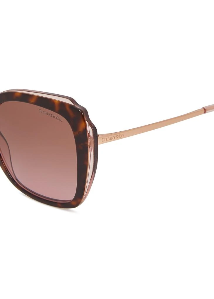 商品Tiffany & Co.|Tortoiseshell oversized sunglasses,价格¥2604,第3张图片详细描述