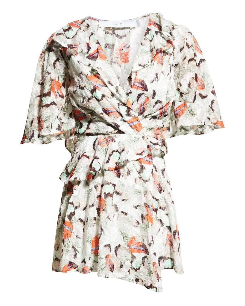商品IRO|Carlina Ruffled Silk Cocktail Dress,价格¥1050,第2张图片详细描述