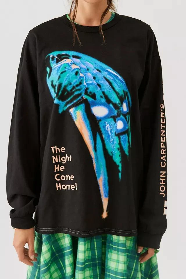 商品Urban Outfitters|John Carpenter Halloween Oversized Long Sleeve Tee,价格¥189,第3张图片详细描述